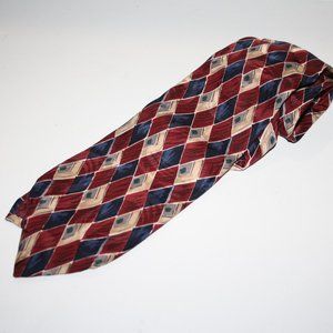 🔴🔵 Vintage Red + Blue Necktie · Clubfellow · 64" 🔵🔴